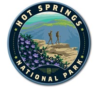 Hot Springs NP Hikers Circle Magnet