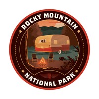 Rocky Mountain NP Nature Lovers Circle Sticker
