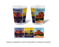 Arizona Triple Scene Ceramic Shot