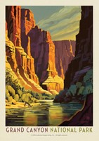 Grand Canyon NP Refreshing Shade Postcard